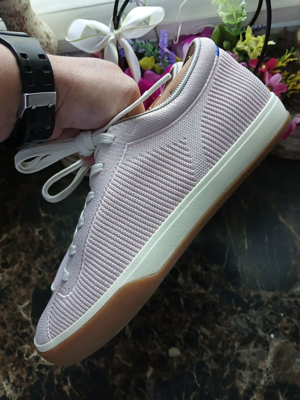 The Rothy's Lace-Up Comfort/Athletic Sneakers/Shoes Size 10 for Women